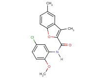 N-(5-chloro-2-methoxyphenyl)-3,5-dimethyl-1-benzofuran-2-carboxamide