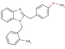 2-(4-methoxybenzyl)-1-(2-methylbenzyl)-1H-benzimidazole