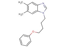 5,6-dimethyl-1-(4-phenoxybutyl)-1H-benzimidazole