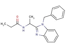 N-[1-(1-benzyl-1H-benzimidazol-2-yl)ethyl]propanamide