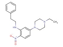 5-(4-ethyl-1-piperazinyl)-2-nitro-N-(2-phenylethyl)aniline