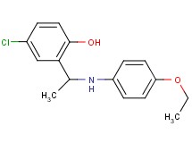 4-chloro-2-{1-[(4-ethoxyphenyl)amino]ethyl}phenol