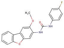 N-(4-fluorophenyl)-N'-(2-methoxydibenzo[b,d]furan-3-yl)urea