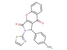 1-(4-methylphenyl)-2-(1,3-thiazol-2-yl)-1,2-dihydrochromeno[2,3-c]pyrrole-3,9-dione