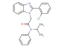 2-[2-(2-chlorophenyl)-1H-benzimidazol-1-yl]-N-isopropyl-N-phenylacetamide