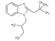 2-(2,2-dimethylpropyl)-1-(2-methylbutyl)-1H-benzimidazole