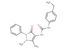 N-(1,5-dimethyl-3-oxo-2-phenyl-2,3-dihydro-1H-pyrazol-4-yl)-N'-(4-ethylphenyl)urea