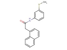 N-[3-(methylthio)phenyl]-2-(1-naphthyl)acetamide