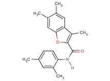 N-(2,4-dimethylphenyl)-3,5,6-trimethyl-1-benzofuran-2-carboxamide