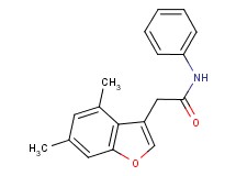 2-(4,6-dimethyl-1-benzofuran-3-yl)-N-phenylacetamide