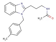 N-{3-[1-(4-methylbenzyl)-1H-benzimidazol-2-yl]propyl}acetamide