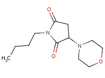 1-butyl-3-(4-morpholinyl)-2,5-pyrrolidinedione