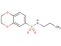 N-propyl-2,3-dihydro-1,4-benzodioxine-6-sulfonamide