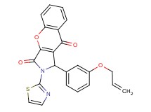 1-[3-(allyloxy)phenyl]-2-(1,3-thiazol-2-yl)-1,2-dihydrochromeno[2,3-c]pyrrole-3,9-dione