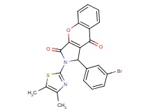 1-(3-bromophenyl)-2-(4,5-dimethyl-1,3-thiazol-2-yl)-1,2-dihydrochromeno[2,3-c]pyrrole-3,9-dione