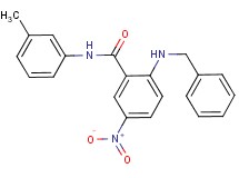 2-(benzylamino)-N-(3-methylphenyl)-5-nitrobenzamide