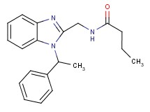 N-{[1-(1-phenylethyl)-1H-benzimidazol-2-yl]methyl}butanamide