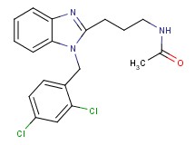 N-{3-[1-(2,4-dichlorobenzyl)-1H-benzimidazol-2-yl]propyl}acetamide