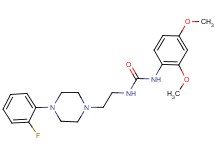 N-(2,4-dimethoxyphenyl)-N'-{2-[4-(2-fluorophenyl)-1-piperazinyl]ethyl}urea