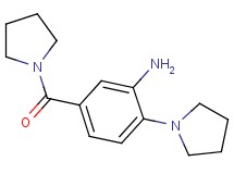 2-(1-pyrrolidinyl)-5-(1-pyrrolidinylcarbonyl)aniline