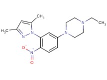 1-[3-(3,5-dimethyl-1H-pyrazol-1-yl)-4-nitrophenyl]-4-ethylpiperazine