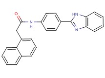 N-[4-(1H-benzimidazol-2-yl)phenyl]-2-(1-naphthyl)acetamide