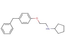 N-[2-(4-benzylphenoxy)ethyl]cyclopentanamine oxalate