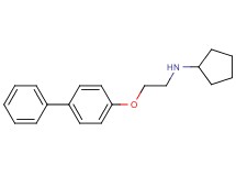 N-[2-(4-biphenylyloxy)ethyl]cyclopentanamine oxalate