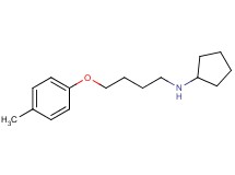 N-[4-(4-methylphenoxy)butyl]cyclopentanamine oxalate