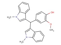 4-[bis(1-methyl-1H-indol-3-yl)methyl]-2-methoxyphenol