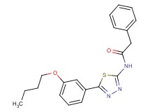N-[5-(3-butoxyphenyl)-1,3,4-thiadiazol-2-yl]-2-phenylacetamide