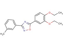 5-(3,4-diethoxyphenyl)-3-(3-methylphenyl)-1,2,4-oxadiazole
