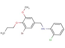 (3-bromo-5-methoxy-4-propoxybenzyl)(2-chlorophenyl)amine