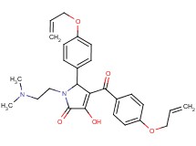 4-[4-(allyloxy)benzoyl]-5-[4-(allyloxy)phenyl]-1-[2-(dimethylamino)ethyl]-3-hydroxy-1,5-dihydro-2H-pyrrol-2-one