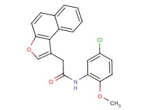 N-(5-chloro-2-methoxyphenyl)-2-naphtho[2,1-b]furan-1-ylacetamide