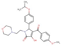 3-hydroxy-5-(4-isopropoxyphenyl)-4-(4-methoxybenzoyl)-1-[2-(4-morpholinyl)ethyl]-1,5-dihydro-2H-pyrrol-2-one