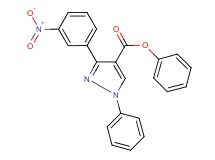 phenyl 3-(3-nitrophenyl)-1-phenyl-1H-pyrazole-4-carboxylate