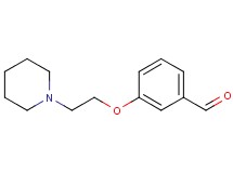3-[2-(1-piperidinyl)ethoxy]benzaldehyde oxalate