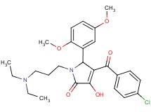 4-(4-chlorobenzoyl)-1-[3-(diethylamino)propyl]-5-(2,5-dimethoxyphenyl)-3-hydroxy-1,5-dihydro-2H-pyrrol-2-one