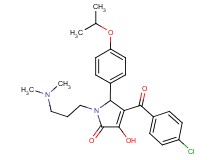4-(4-chlorobenzoyl)-1-[3-(dimethylamino)propyl]-3-hydroxy-5-(4-isopropoxyphenyl)-1,5-dihydro-2H-pyrrol-2-one