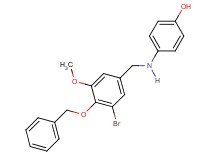 4-{[4-(benzyloxy)-3-bromo-5-methoxybenzyl]amino}phenol