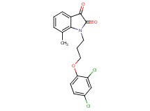 1-[3-(2,4-dichlorophenoxy)propyl]-7-methyl-1H-indole-2,3-dione