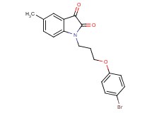 1-[3-(4-bromophenoxy)propyl]-5-methyl-1H-indole-2,3-dione