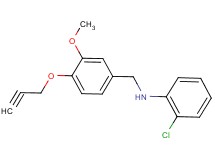 (2-chlorophenyl)[3-methoxy-4-(2-propyn-1-yloxy)benzyl]amine
