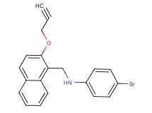 (4-bromophenyl){[2-(2-propyn-1-yloxy)-1-naphthyl]methyl}amine
