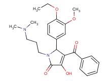 4-benzoyl-1-[3-(dimethylamino)propyl]-5-(4-ethoxy-3-methoxyphenyl)-3-hydroxy-1,5-dihydro-2H-pyrrol-2-one