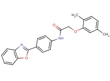 N-[4-(1,3-benzoxazol-2-yl)phenyl]-2-(2,5-dimethylphenoxy)acetamide