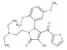 1-[2-(diethylamino)ethyl]-5-(2,5-dimethoxyphenyl)-4-(2-furoyl)-3-hydroxy-1,5-dihydro-2H-pyrrol-2-one