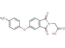 [5-(4-methylphenoxy)-1,3-dioxo-1,3-dihydro-2H-isoindol-2-yl]acetic acid