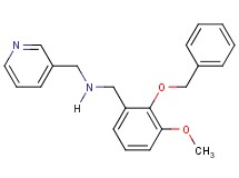 [2-(benzyloxy)-3-methoxybenzyl](3-pyridinylmethyl)amine hydrochloride